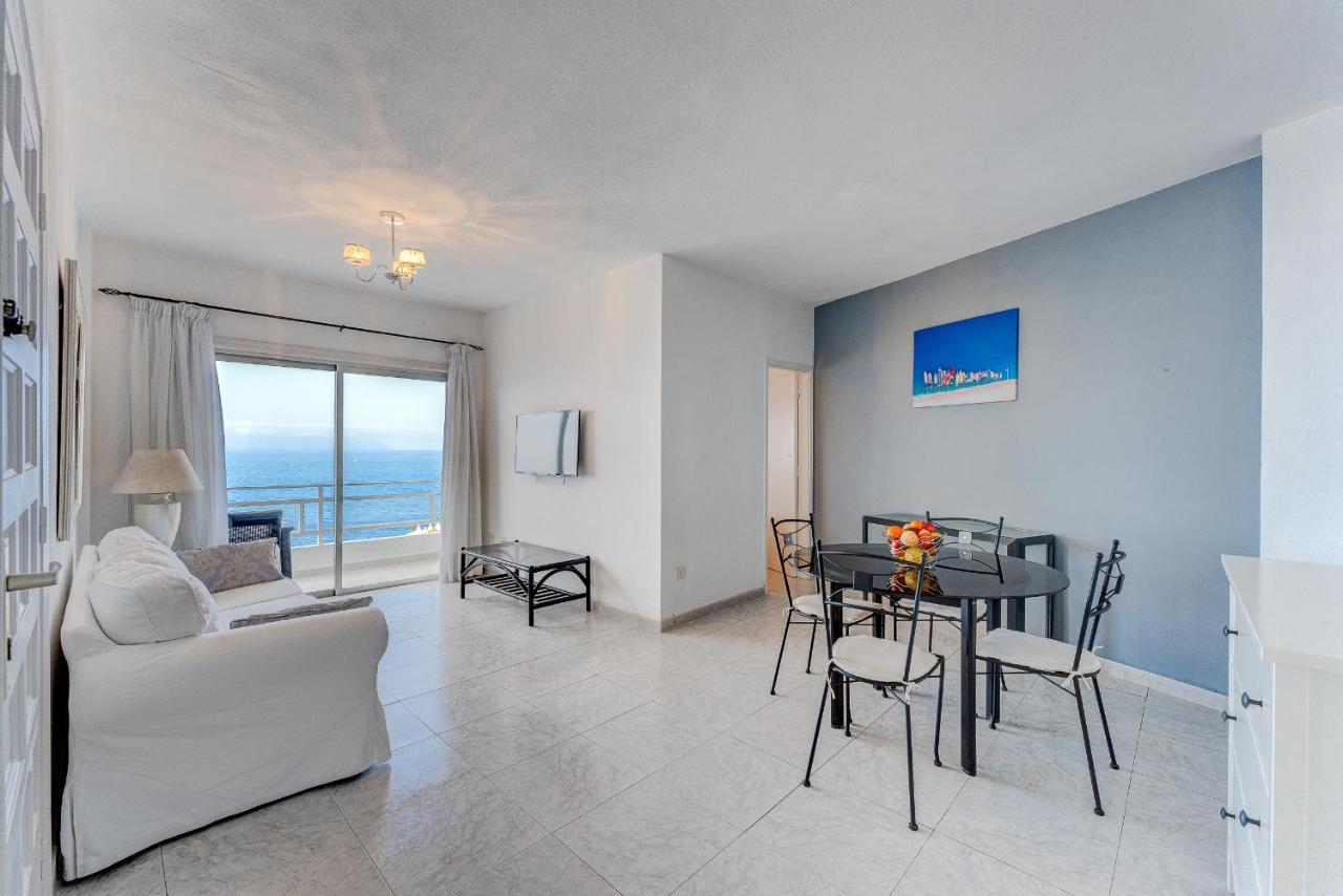 Incredible Sea & Mountain View Aircon Front Line Of Atlantic Ocean Lejlighed Puerto de Santiago  Eksteriør billede